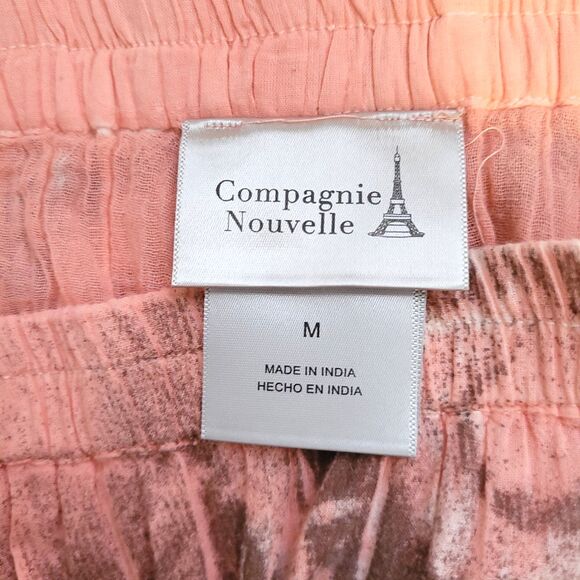 Compagnie Nouvelle Women’s Size Large Pink Lined Broomstick Skirt Bohemian - Picture 4 of 6